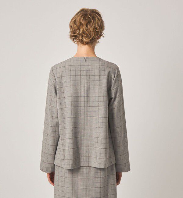 STEVEN ALAN「＜Steven Alan＞チェック ギャザー ブラウス」|チュニック|