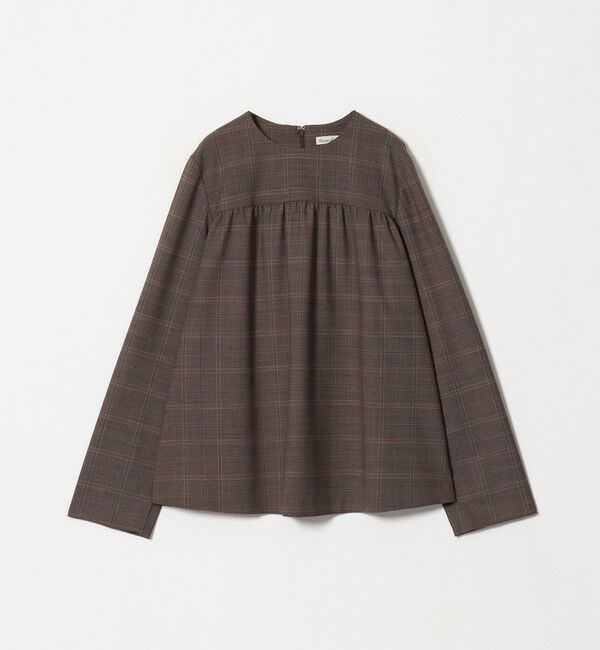 STEVEN ALAN「＜Steven Alan＞チェック ギャザー ブラウス」|チュニック|