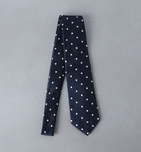 UNITED ARROWS「ミディアム ドット ネクタイ」|ネクタイ・蝶ネクタイ|NAVY