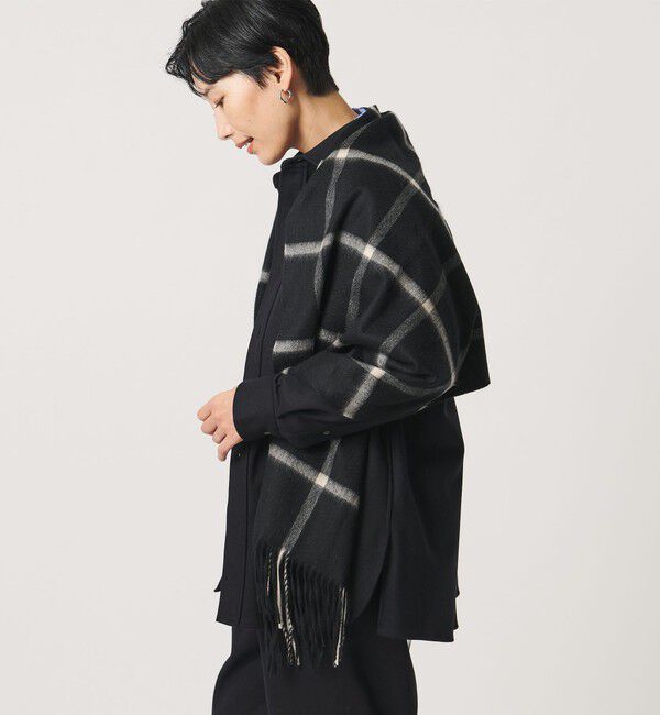 UNITED ARROWS「カシミヤ チェック ストール」|マフラー|