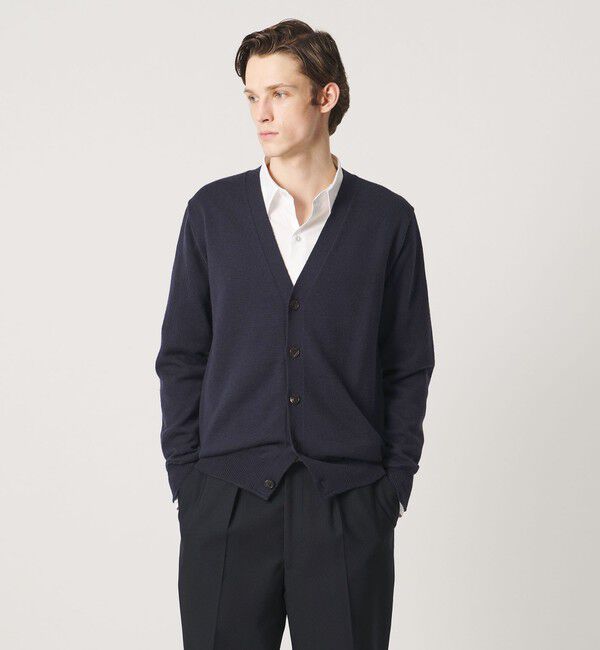 UNITED ARROWS「YAMAGATA ミドルゲージ カーディガン」|カーディガン|