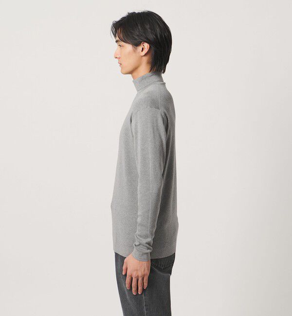 UNITED ARROWS「コットン/シルク ハイネック ニット」|ニット・セーター|