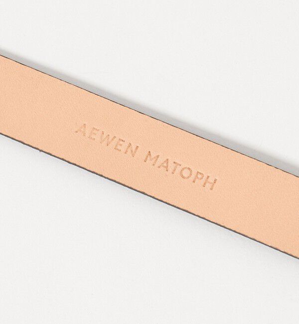 AEWEN MATOPH「＜AEWEN MATOPH＞レザー ナローベルト」|ベルト|