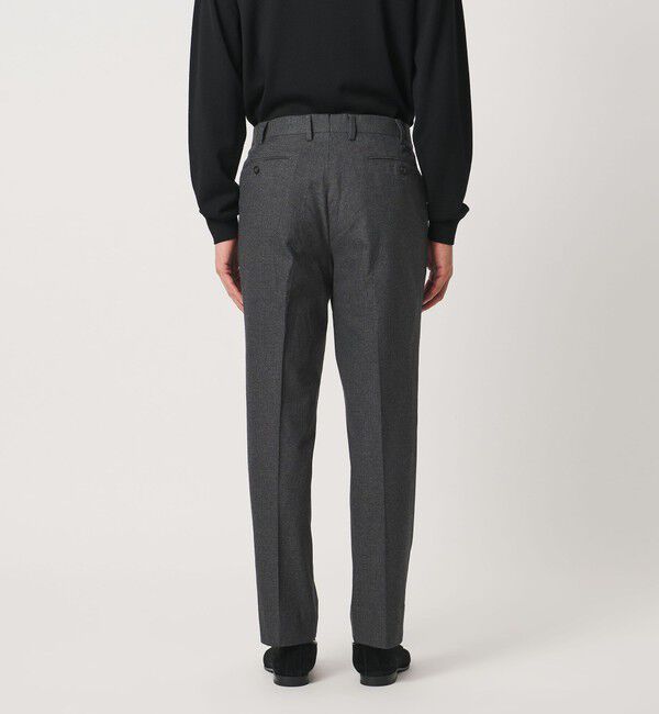 UNITED ARROWS「ハウンドトゥース サイドエクステンド ノープリーツ スラックス COMFORT EASY-MODEL」|スラックス|