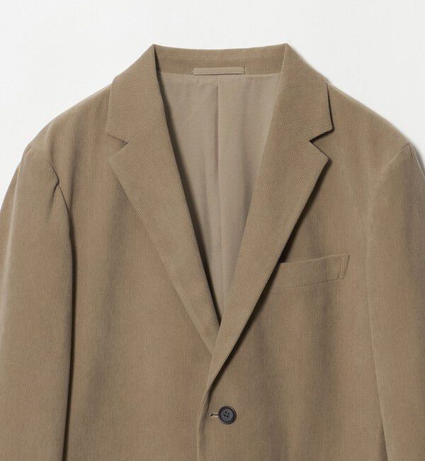 UNITED ARROWS「ライト コーデュロイ シングル 2ボタン テーラードジャケット UA COZY ウォッシャブル ヨコストレッチ」|テーラードジャケット|