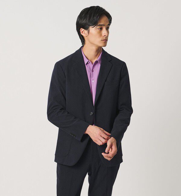 UNITED ARROWS「ライト コーデュロイ シングル 2ボタン テーラードジャケット UA COZY ウォッシャブル ヨコストレッチ」|テーラードジャケット|