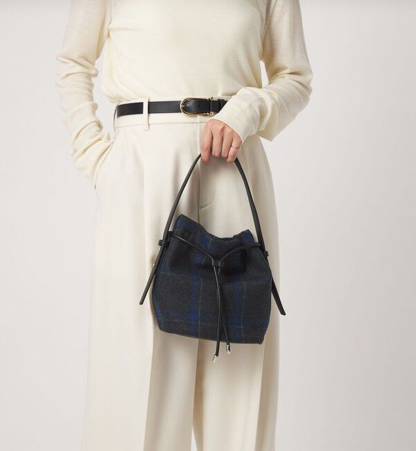 UNITED ARROWS green label relaxing「2WAY バケットショルダーバッグ」|ショルダー・メッセンジャー|COBALT