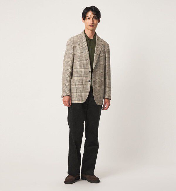 UNITED ARROWS green label relaxing「GLR CLOTH チェック 2B R/RG- ジャケット」|テーラードジャケット|