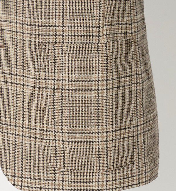 UNITED ARROWS green label relaxing「GLR CLOTH チェック 2B R/RG- ジャケット」|テーラードジャケット|