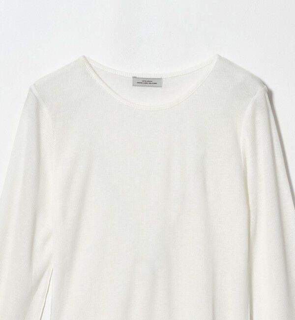 UNITED ARROWS green label relaxing「テレコ ソデ レース プルオーバー」|Tシャツ・カットソー|