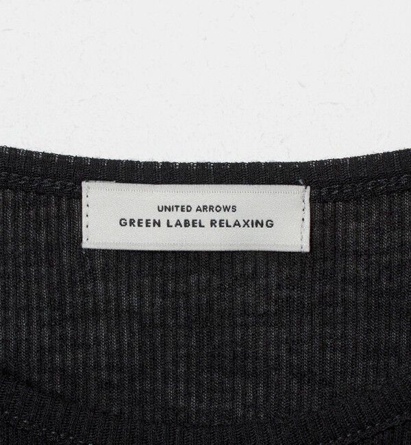 UNITED ARROWS green label relaxing「テレコ ソデ レース プルオーバー」|Tシャツ・カットソー|