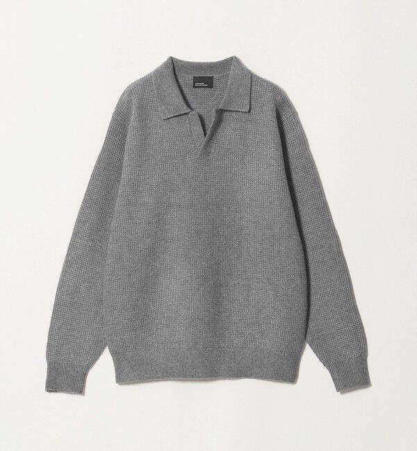 UNITED ARROWS green label relaxing「【WEB限定】JUST fit ミドルゲージ スキッパー ニット」|ニット・セーター|
