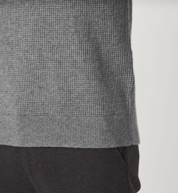 UNITED ARROWS green label relaxing「【WEB限定】JUST fit ミドルゲージ スキッパー ニット」|ニット・セーター|