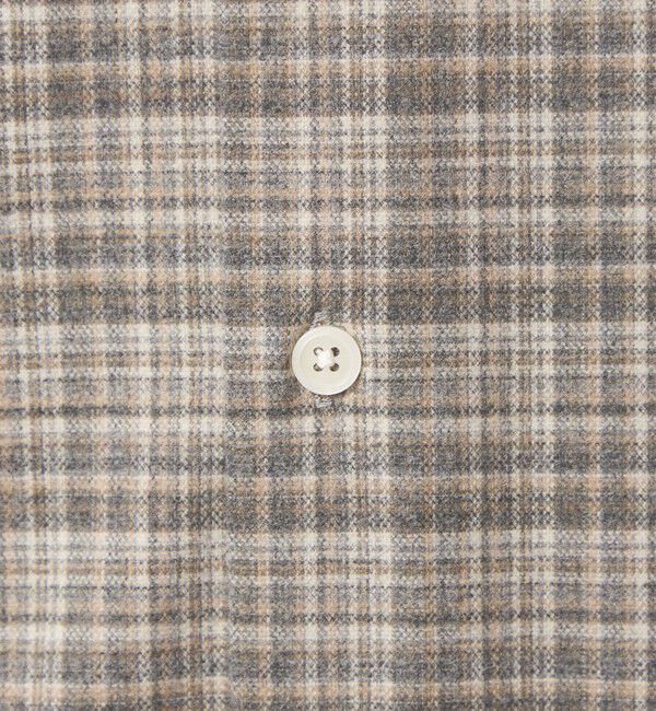 UNITED ARROWS green label relaxing「フラノ パターン ジャストルーズ 長袖 シャツ -2WAYストレッチ-」|シャツ・ブラウス|
