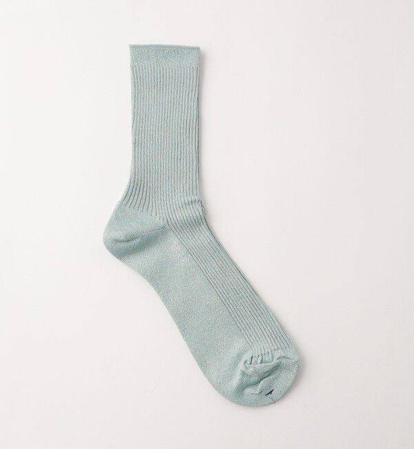 STEVEN ALAN「＜Steven Alan＞グリッター リブ ソックス」|ソックス|LIME