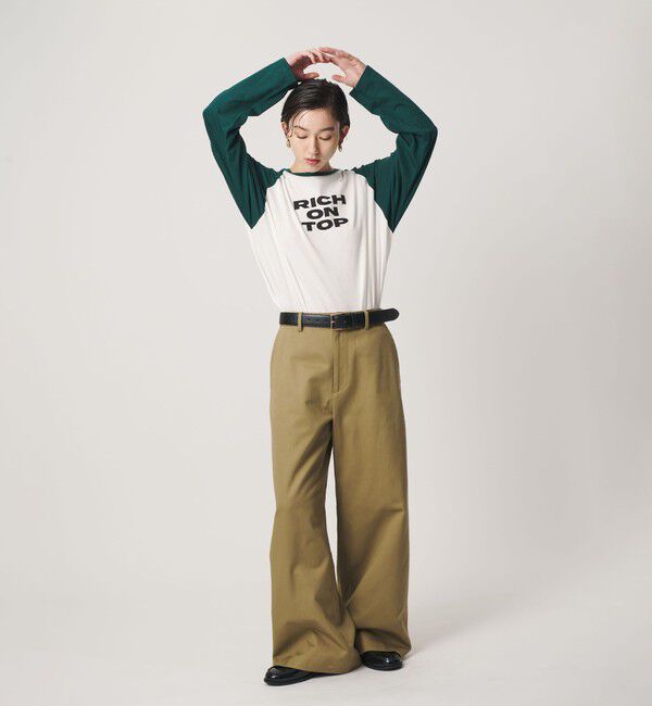 ER「＜ER＞グラフィック ロングスリーブ Tシャツ」|Tシャツ・カットソー|