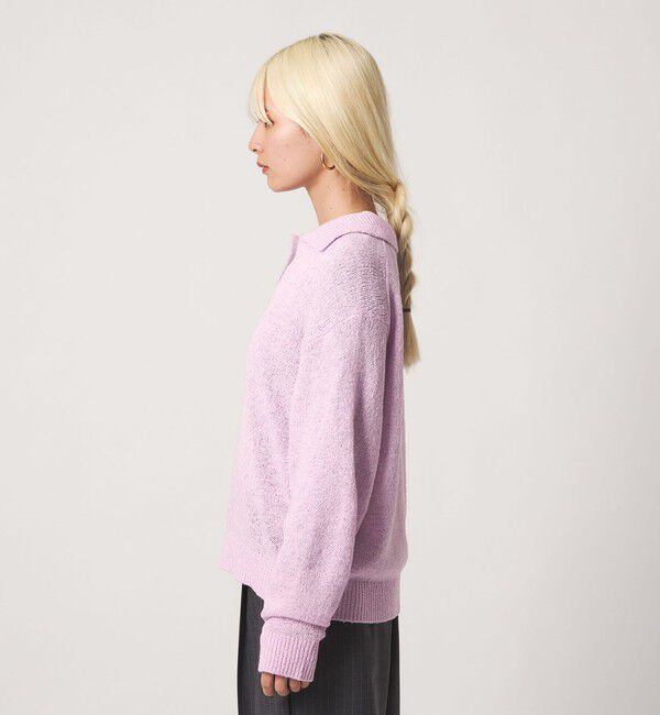 BEAUTY&YOUTH UNITED ARROWS「テープヤーン スキッパー ニットプルオーバー ウォッシャブル」|ニット・セーター|