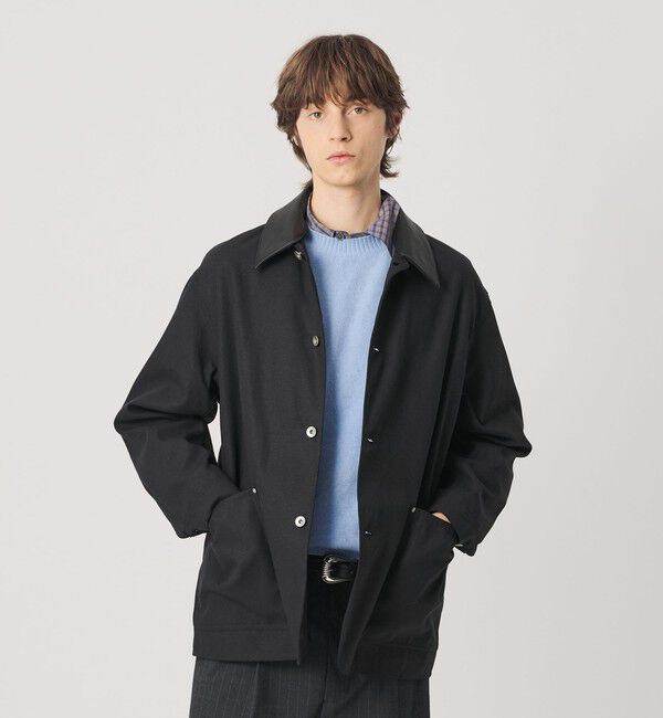 BEAUTY&YOUTH UNITED ARROWS「レザーカラー スムース ダック カバーオール」|その他|