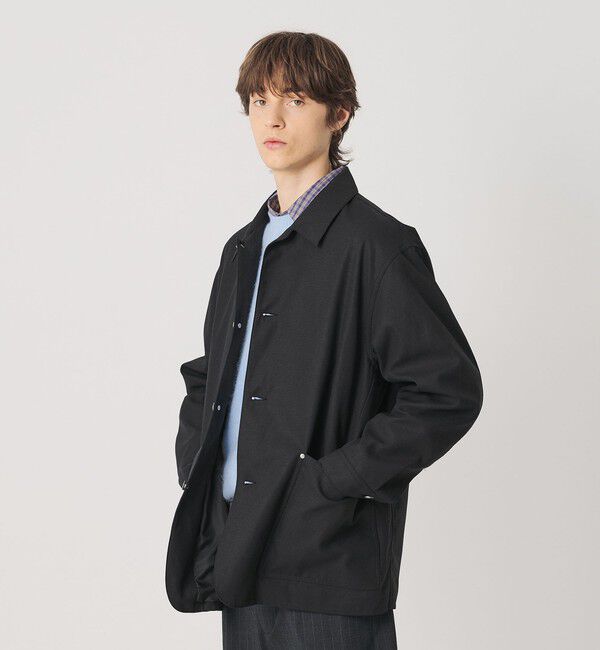 BEAUTY&YOUTH UNITED ARROWS「レザーカラー スムース ダック カバーオール」|その他|