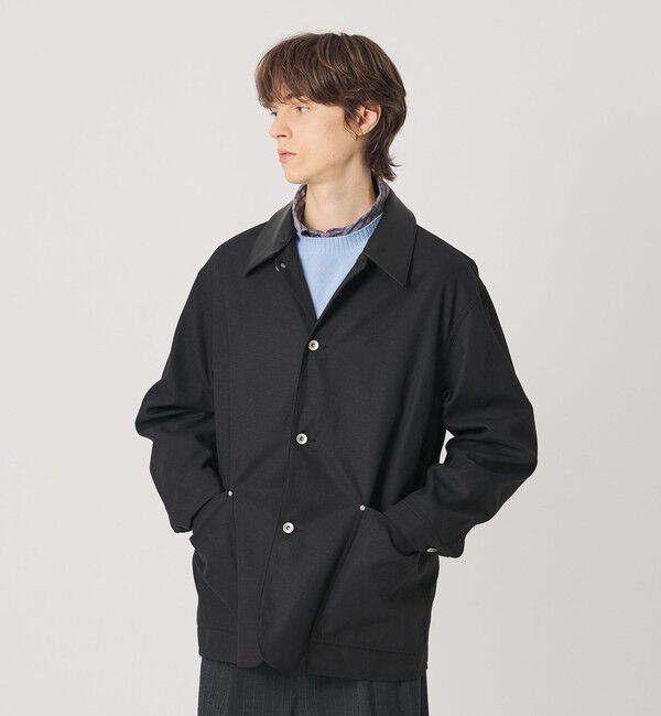 BEAUTY&YOUTH UNITED ARROWS「レザーカラー スムース ダック カバーオール」|その他|