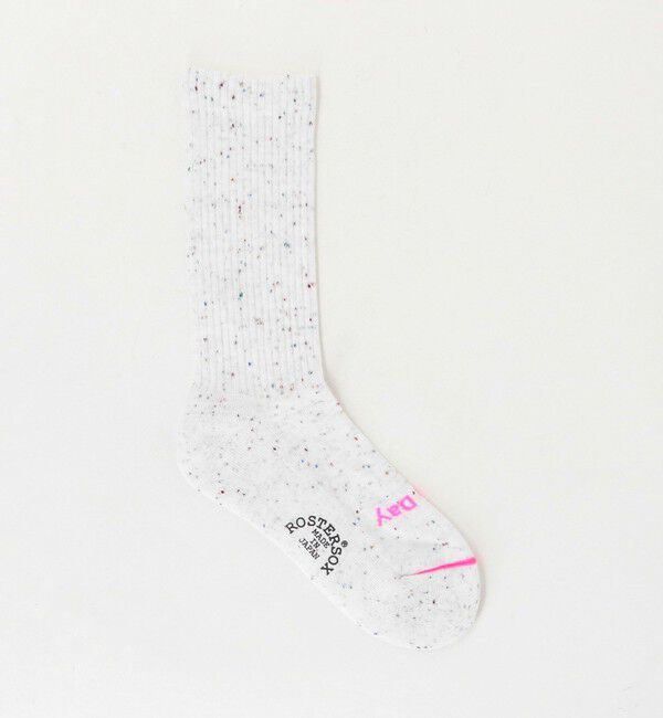 BEAUTY&YOUTH UNITED ARROWS「＜ROSTER SOX＞ネップ リブ ソックス」|ソックス|WHITE