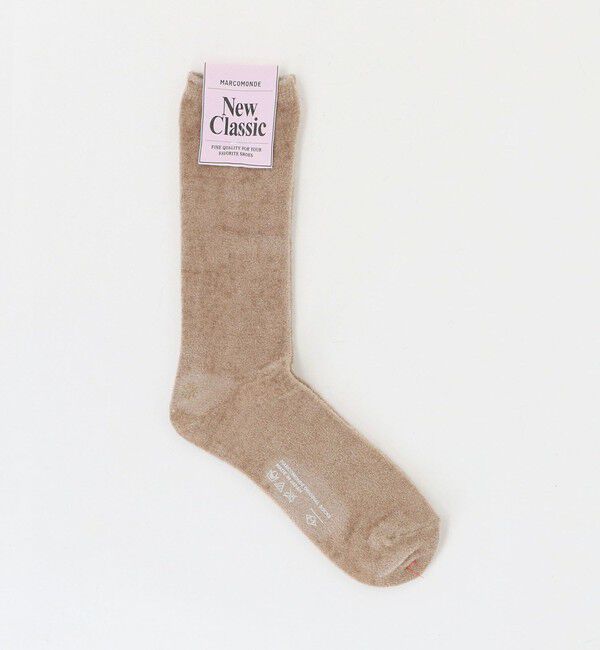 BEAUTY&YOUTH UNITED ARROWS「＜MARCOMONDE＞ベロア ソックス」|ソックス|BEIGE