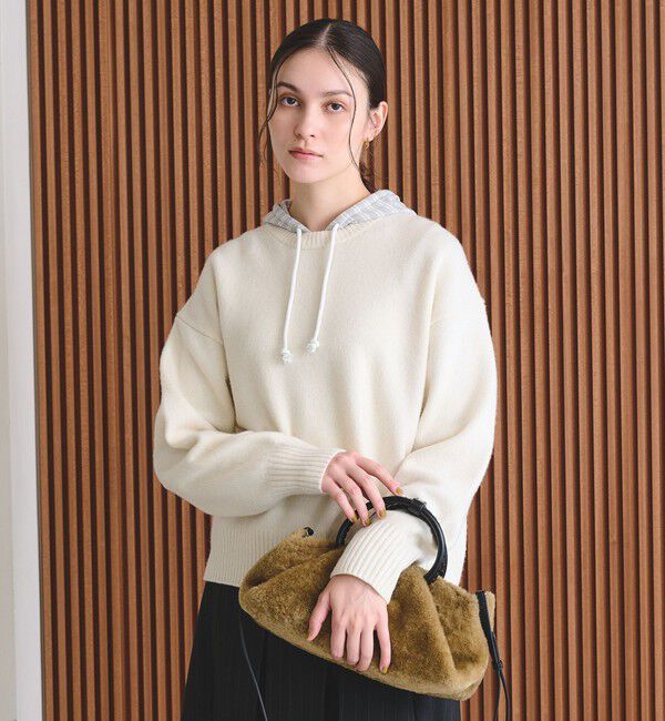BEAUTY&YOUTH UNITED ARROWS「ウールカシミヤ アクア クルーネックニット」|ニット・セーター|