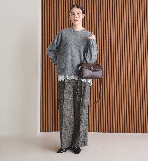 BEAUTY&YOUTH UNITED ARROWS「ウールカシミヤ アクア クルーネックニット」|ニット・セーター|
