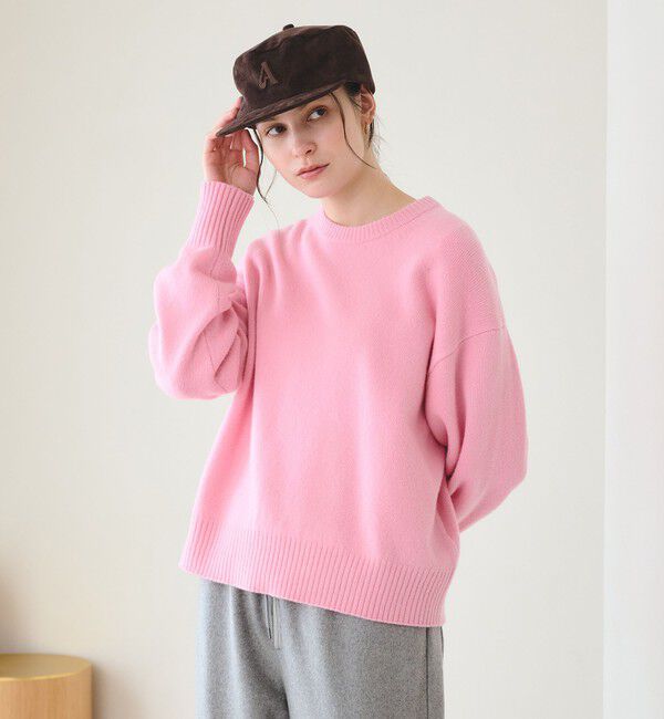 BEAUTY&YOUTH UNITED ARROWS「ウールカシミヤ アクア クルーネックニット」|ニット・セーター|