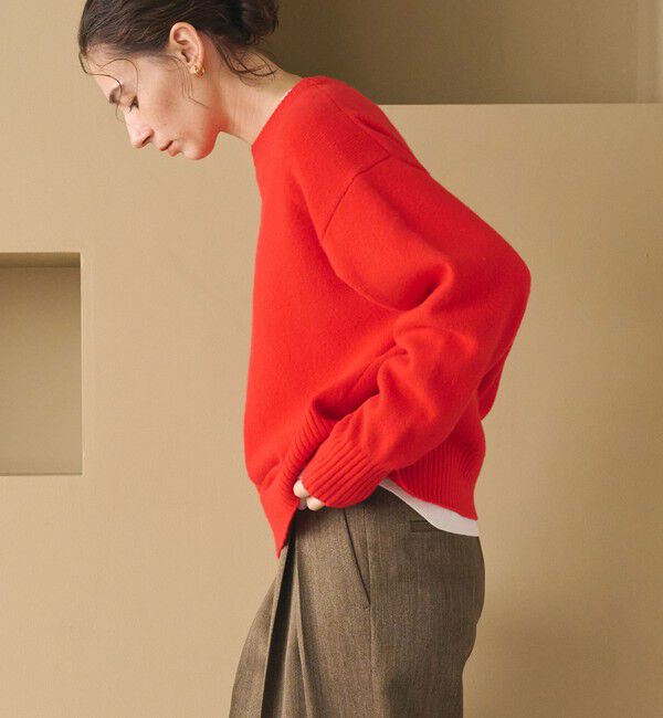 BEAUTY&YOUTH UNITED ARROWS「ウールカシミヤ アクア クルーネックニット」|ニット・セーター|