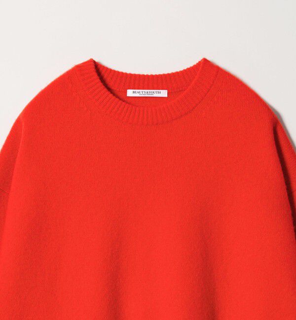 BEAUTY&YOUTH UNITED ARROWS「ウールカシミヤ アクア クルーネックニット」|ニット・セーター|