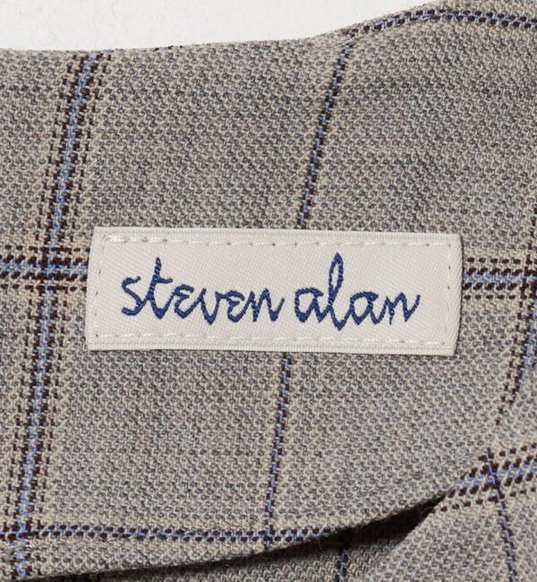 STEVEN ALAN「＜Steven Alan＞チェック ギャザー ブラウス」|チュニック|