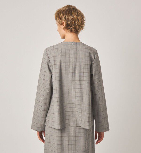 STEVEN ALAN「＜Steven Alan＞チェック ギャザー ブラウス」|チュニック|