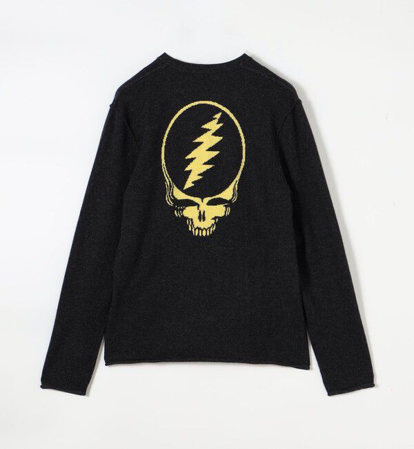 JAMES PERSE「GRATEFUL DEAD リサイクルドカシミヤ バックプリントプルオーバー MRBC3426GM」|ニット・セーター|18 ブラック系
