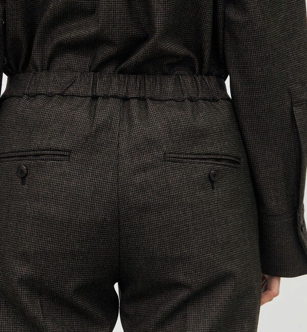 DES PRES「フランネルウールストレッチ シガレットパンツ」|スラックス|