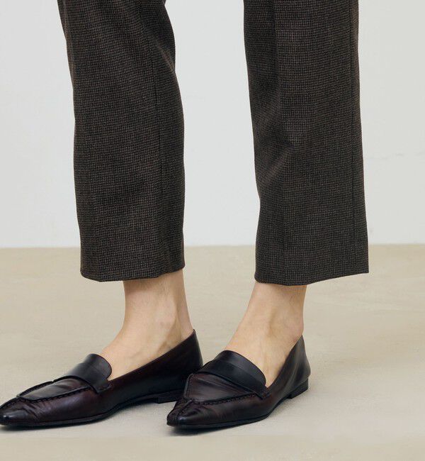 DES PRES「フランネルウールストレッチ シガレットパンツ」|スラックス|