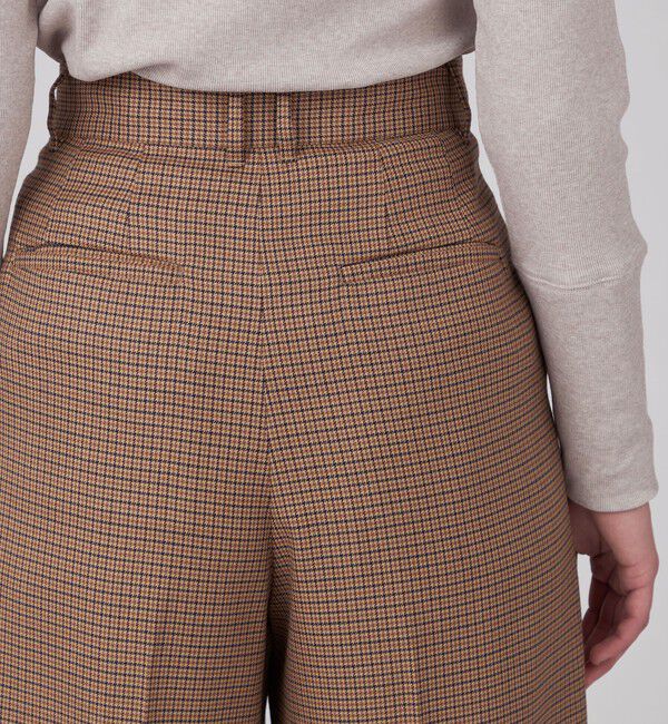 MACPHEE「ウールナチュラルストレッチ タックワイドパンツ」|その他|