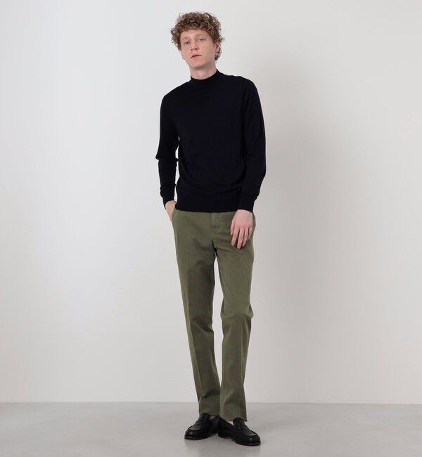 TOMORROWLAND MENS「【別注】PT TORINO ウォッシュドコットン ストレッチスリムチノパンツ」|チノ|