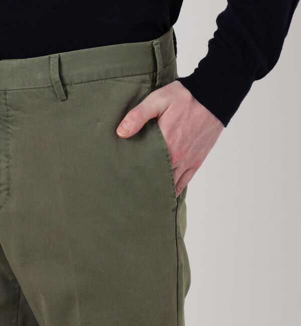 TOMORROWLAND MENS「【別注】PT TORINO ウォッシュドコットン ストレッチスリムチノパンツ」|チノ|
