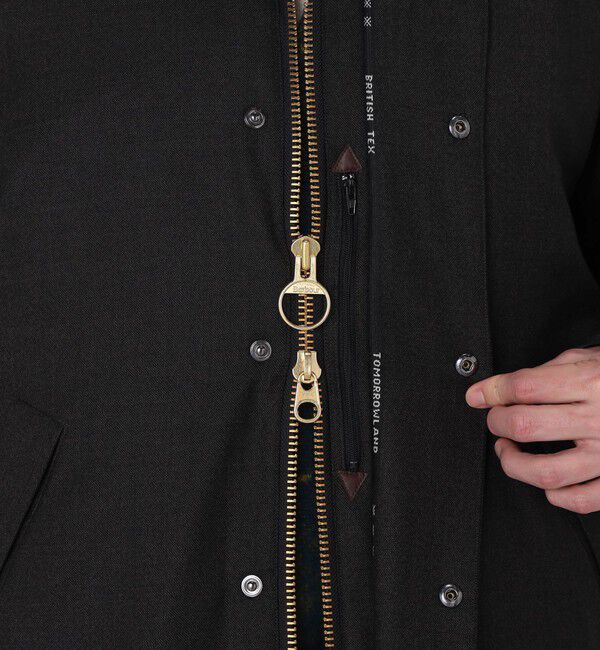TOMORROWLAND MENS「【別注】Barbour TRANSPORT 3WAY ウールブルゾン DORMEUIL」|ブルゾン・スタジャン|