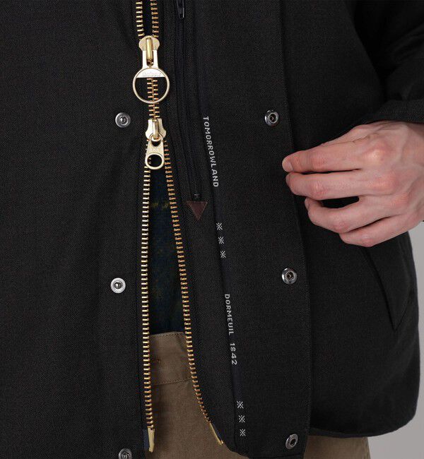 TOMORROWLAND MENS「【別注】Barbour TRANSPORT 3WAY ウールブルゾン DORMEUIL」|ブルゾン・スタジャン|