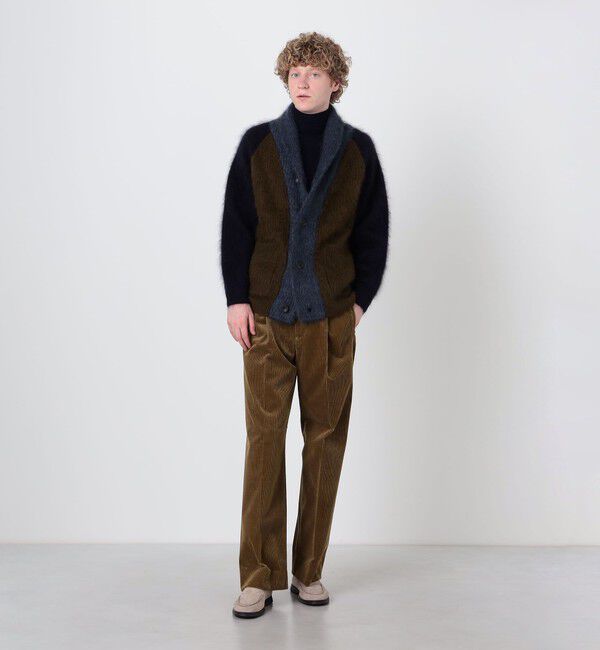 TOMORROWLAND MENS「TOMORROWLAND tricot ウールファー ショールカラーカーディガン」|ニット・セーター|