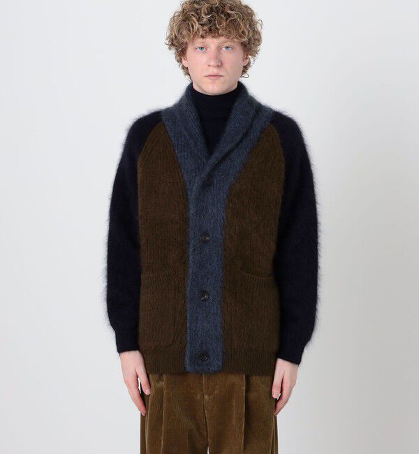 TOMORROWLAND MENS「TOMORROWLAND tricot ウールファー ショールカラーカーディガン」|ニット・セーター|