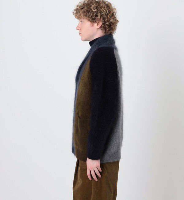 TOMORROWLAND MENS「TOMORROWLAND tricot ウールファー ショールカラーカーディガン」|ニット・セーター|