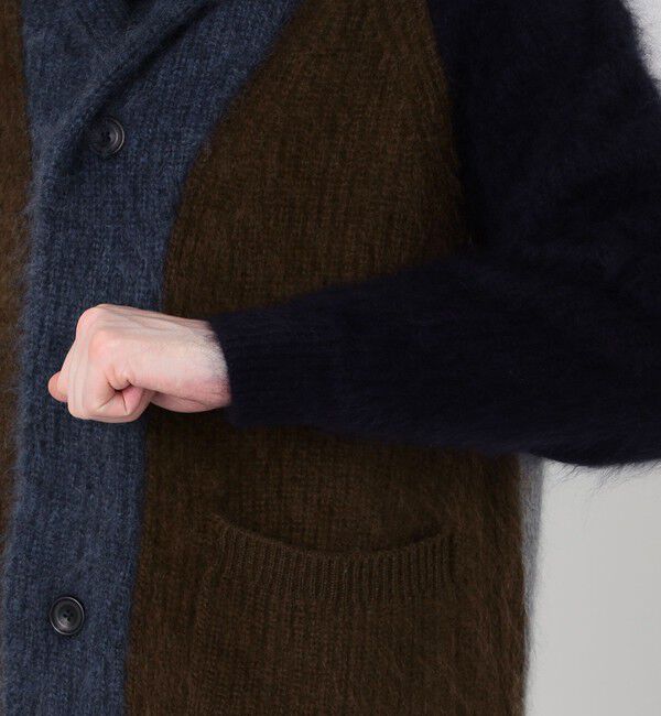 TOMORROWLAND MENS「TOMORROWLAND tricot ウールファー ショールカラーカーディガン」|ニット・セーター|