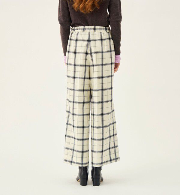 Ballsey「【WEB先行予約】ミリングツイルチェック セミワイドパンツ」|その他|