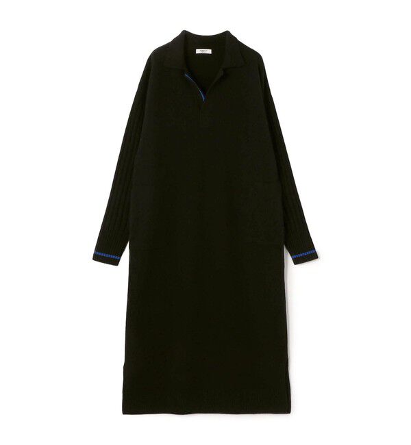 MACPHEE「【WEB限定】NZ LAMBS スキッパーワンピース」|ワンピース|19 ブラック