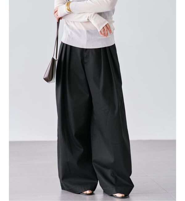 Plage「《追加》R&rsquo;IAM Super wide CHINO パンツ 2」|チノ|