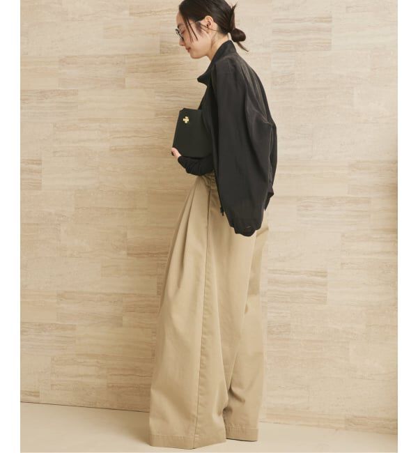 Plage「《WEB限定追加》R&rsquo;IAM Super wide CHINO パンツ 3」|チノ|