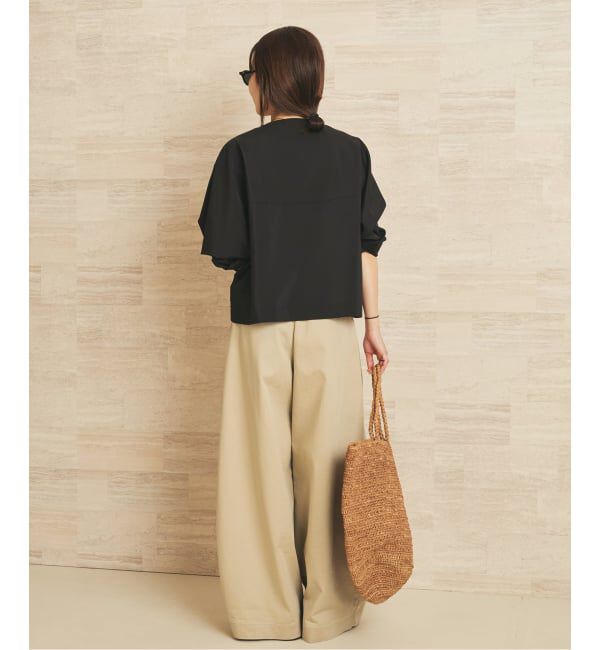 Plage「《WEB限定追加》R&rsquo;IAM Super wide CHINO パンツ 3」|チノ|